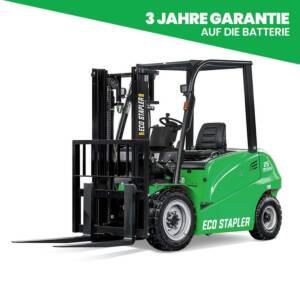 LI-ION Elektro 4-Rad Gabelstapler ECO-4ES2547-XA, Tragfähigkeit: 2500 kg, Hubhöhe: 4700 mm